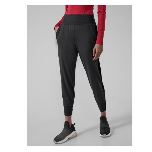 Athleta Venice Velvet Stripe Jogger - Picture 2 of 12